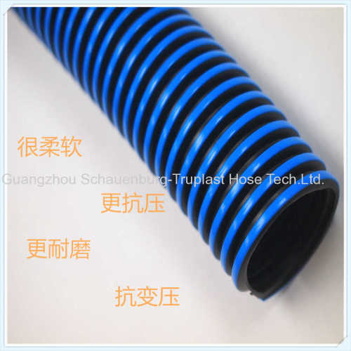 Plastic Hoses With Color Helix;industrial vacuum cleaner hose;dust removal hose