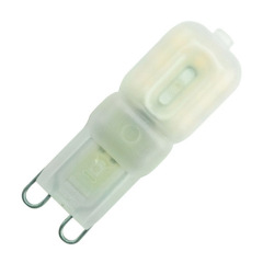 LED G9 bulbs 2.5W full plastic body mini size directly replace halogen G9 bulb