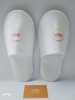 White Disposable Hotel Slipper / Closed toe One Time Use Slipper EVA Sole