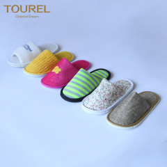 Spa Slippers Hotel Slippers Close Toe For Women With Personalized Logo