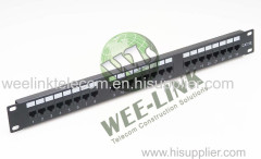 Cat5e UTP patch panel 48port