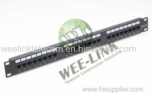 Cat5e UTP patch panel 48port