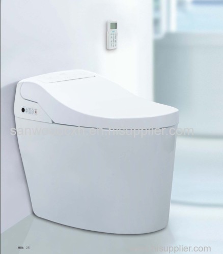 One piece Intelligent Toilet electronic Bidet lid cover