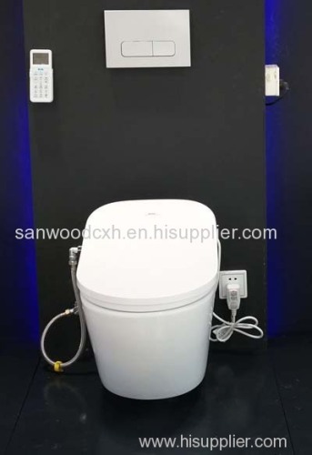 Suspended smart toilet bidet wall hung wall drainage