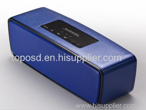 Hot sale Portable Wireless stereo bluetooth speaker plastic metail Good Quality Factory Price