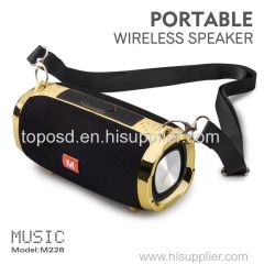 outdoor portable subwoofer wireless stereo speakers with straps MP3 music player