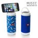 Wireless bluetooth speaker M118 with light and mobile phoen holder