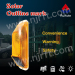 Rectangle screw installation road warning light