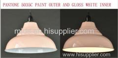 metal art lamp shades white/black/pink/yellow/blue
