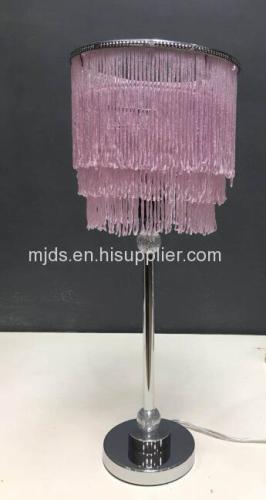 Purple Tassel Table Lamp