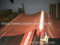 Fine copper mesh wire mesh