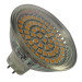 60LEDs 3528SMD 3-3.5W 260-300lm LED MR16 bulb glass body 12V Ra&gt;80