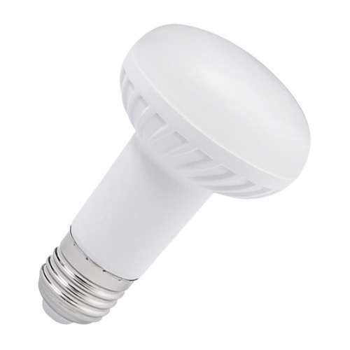 LED R63 bulb 8W plastic aluminium body