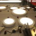 6W 12W 18W LED panel light round surface style