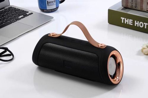 Portable mini wireless bluetooth speaker with display