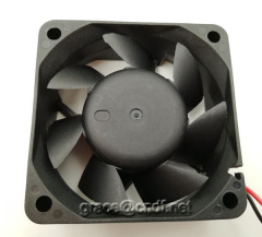 TF6025HS12 60x60x25mm 12VDC sleeve bearing 0.23A 2.76W 4500rpm factory production cooling fan