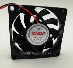 from china factory supplier with CE and 2 years warranty 70x70x15mm 12VDC 24VDC dc brushless cooling fan