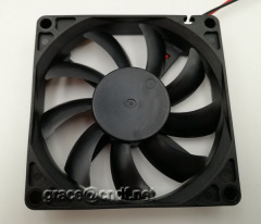 manufacturer production 80x80x15mm dc brushless cooling fan 2 pin 12VDC 24VDC silent fan