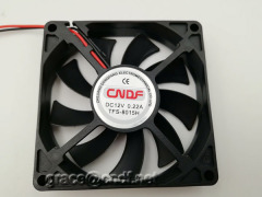 manufacturer production 80x80x15mm dc brushless cooling fan 2 pin 12VDC 24VDC silent fan