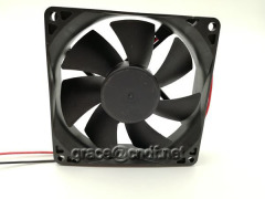 production by chinese factory supplier with good price and quanlity dc cooling fan 120x120x25mm 24VDC 0.23A 5.52W 2200rp