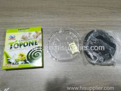 TOPONE Brand Factory Price Mosquito Repellent 138mm Black Mosquito Coil