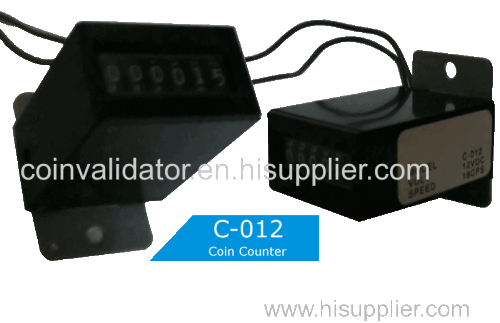 coin meter counter for coin operated machine