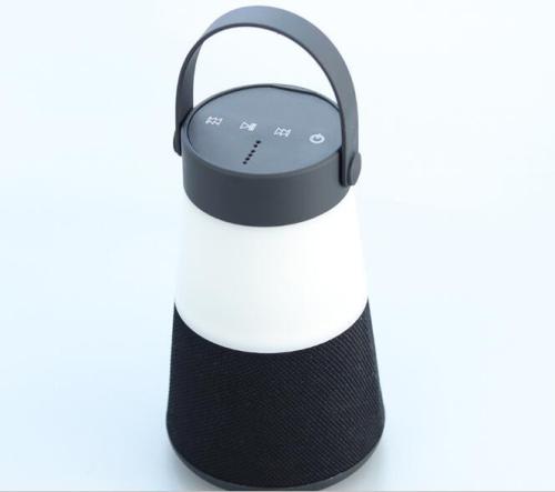portable rechargeable bluetooth speaker with led light