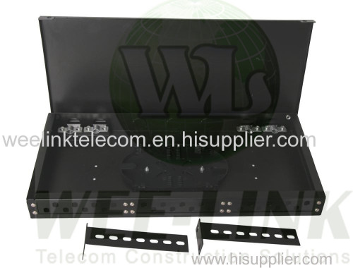 24 core LC slidable type rackmount fiber optic patch panel