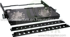 Fiber Optic patch panel 12 port full load sc adapter and pigtail