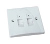Network wall outlet face plate for rj45 keystone jack