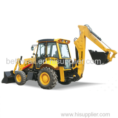 7tons High Quality Backhoe Wheel Loader for Sale with Digging Bucket Front Loader Excavator Backhoe Loader