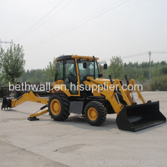 7tons High Quality Backhoe Wheel Loader for Sale with Digging Bucket Front Loader Excavator Backhoe Loader