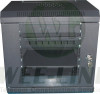 19 inch 4u glass door wallmount server cabinet