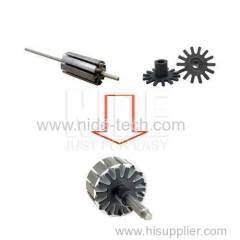 Automatic armature rotor commutator end plate end cap inserting machine