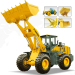 5tons Wheel Loader for Construction Machine