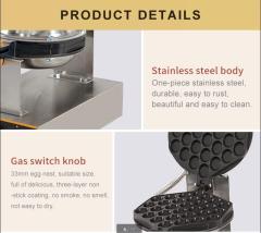 Electric Egg Bubble Waffle maker Machine