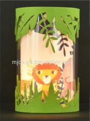 Jungle table lamp for children