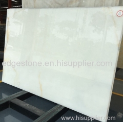 snow white onyx marble slabs