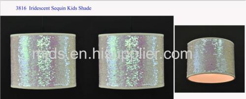 silver/blue Tone Sequin Lampshade