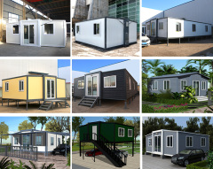 modern tiny modular prefabricated flat pak expandable cargo cabin container house