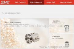 Aseptic sanitary fittings triclover