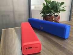 New design Rectangular canvas portable wireless bluetooth speakers with handsfree AUX