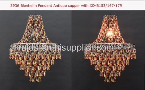 Non Electric Blenheim Acrylic Beads Pendant