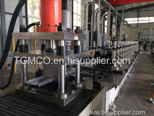 Cable tray roll forming machine