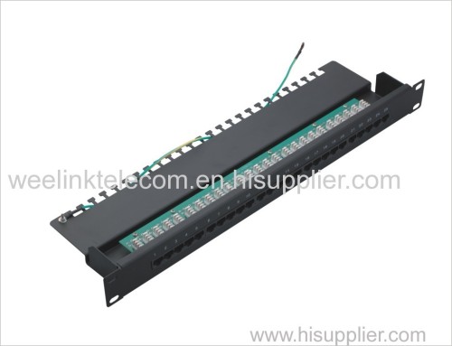 25port/ 50 port UTP cat3 patch panel