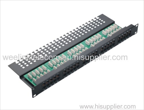 Utp modular telephone/voice 50port Cat3 Rj11 patch panel