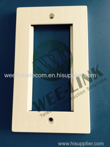 Single Port UK Face Plate Double Port UK Face Plate