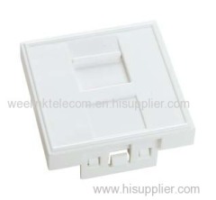 french Standard 45X 45mm face plate rj45 faceplate