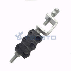 Optic fiber clamp for fiber cable power cable double type 6 holes