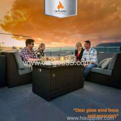 Outdoor Propane Gas Fire Pit Table